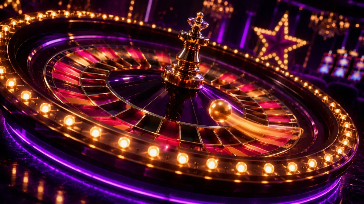 PlayFame Canada casino app install screen on a single phone with glowing star icon and gold download badge