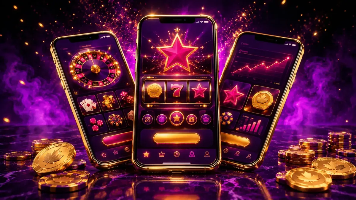 PlayFame Canada dual currency explained — gold Gold Coin and pink Sweepstakes Coin side by side